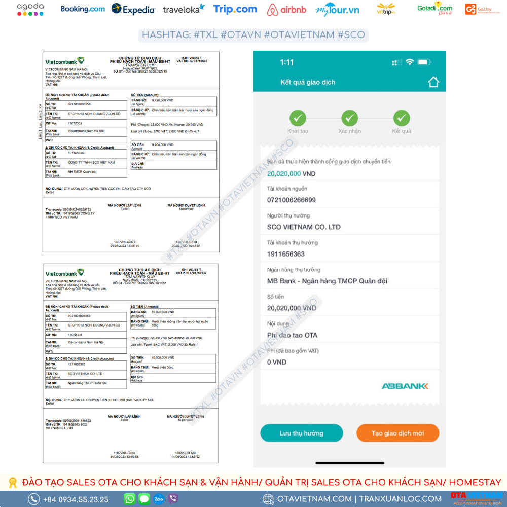 Otavn Ota Viet Nam Dich Vu Chinh Dao Tao Sale Unc Thanh Toan